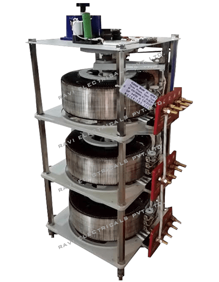 40Amps Three Phase Open Type Variable Transformer in India